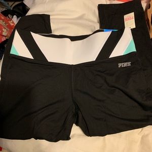 PINK yoga crop legging